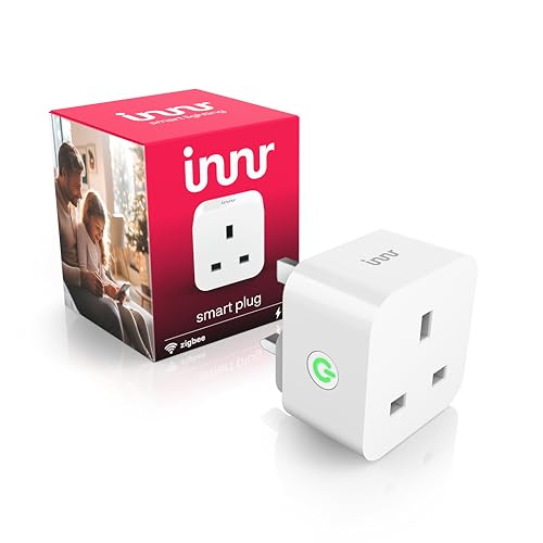 Innr Zigbee Smart Plug, Smart Socket, Works with Philips Hue*, Google Home, and SmartThings, Smart Plugs that Work with Alexa,1-Pack