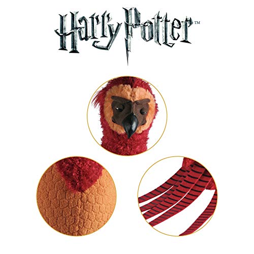 The Noble Collection Harry Potter Fawkes Collector's Plush - Officially Licensed 14in (35cm) Red & Gold Phoenix Plush Toy Dolls Gifts