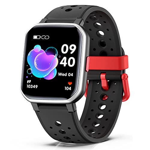 DIGEEHOT Kids Fitness Tracker Watch with Games, Kids Smart Watch IP68 Waterproof with Sport Modes, Pedometers, Alarm Clock, Heart Rate, Sleep Monitor, Birthday Toy Gifts for Kids Teens Boys Girls