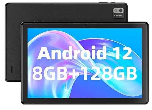 SGIN Tablet 10.1 Inch Android 12 Tablet PC 8GB RAM 128GB Storage, 800x1280 IPS Display, Octa-core Processor, WiFi, Bluetooth, Type-C, 6000mAh Battery