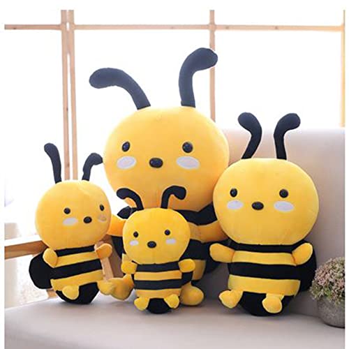 OUKEYI Bee Plush Toy,10" Bee Stuffed Animal,Soft Honeybee Plush Doll Gift for Honey Bee Decor 1st Birthday Bee Themed Party, 7.87 Inches(8 inch)