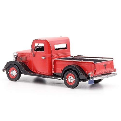 Fascinations Metal Earth 1937 Ford Pickup 3D Metal Model Kit Bundle with Tweezers