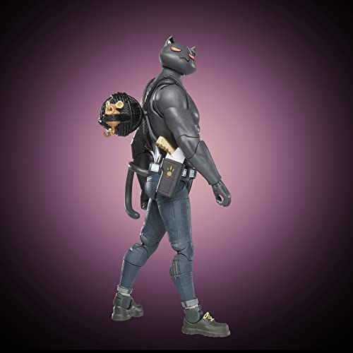 Hasbro F49625X0 Fortnite Victory Royale Series Meowscles (Shadow) Deluxe Pack Action Figure 15Cm, Multi-Coloured, único