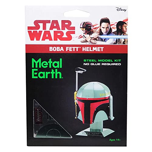 Metal Earth Boba Fett Helmet Star Wars Metal Model