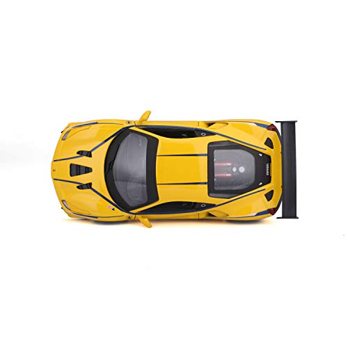 Bburago 18-26307 Ferrari Racing 488 Challenge 1:24 Scale Die-Cast Collectible Car, Yellow