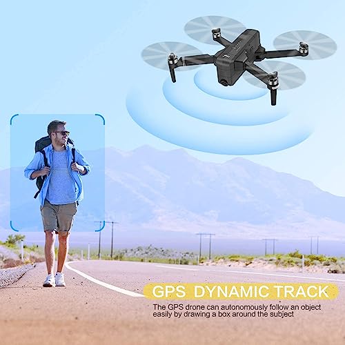 Foldable Drone with PV Live Video FHD Camera for Adults, Headless Mode, Altitude Hold, RC Quadcopter with Carrying Case, Great Gift Toy for Birthdays Holidays Christmas