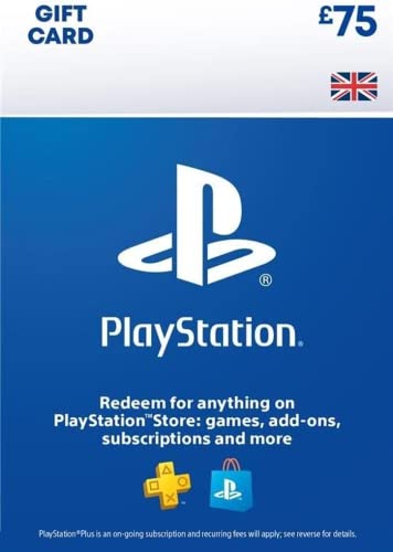 PlayStation Store Gift Card | 75 GBP | PS4/PS5 Download Code - UK account