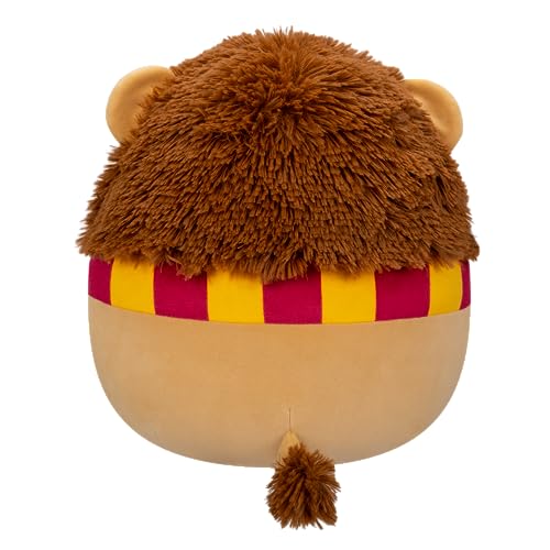 Squishmallows SQWB00017 Harry Potter 10-Inch Gryffindor Lion Medium-Sized Ultrasoft Official Jazwares Plush, Brown