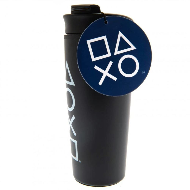 Pyramid International MTM25993 Playstation (Onyx) Metal Travel Mug, 16 oz , Black