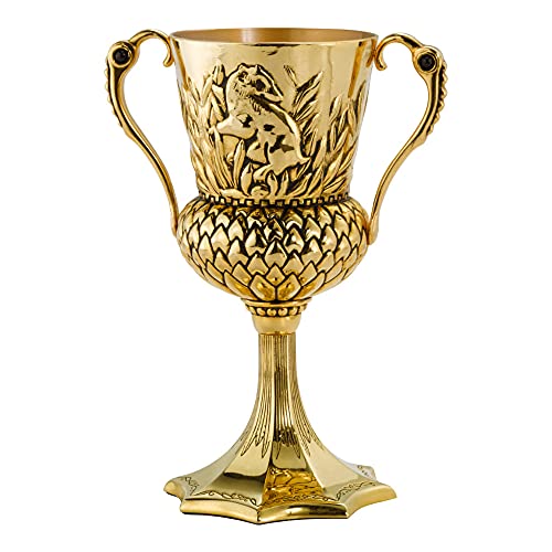 The Noble Collection Harry Potter Helga Hufflepuff Cup - 5.3in (13.5cm) Die Cast Metal Horcrux Replica - Officially Licensed Film Set Movie Props Gifts