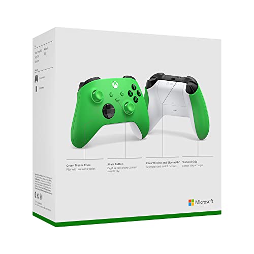 Xbox Wireless Controller – Velocity Green for Xbox Series X|S, Xbox One, and Windows Devices