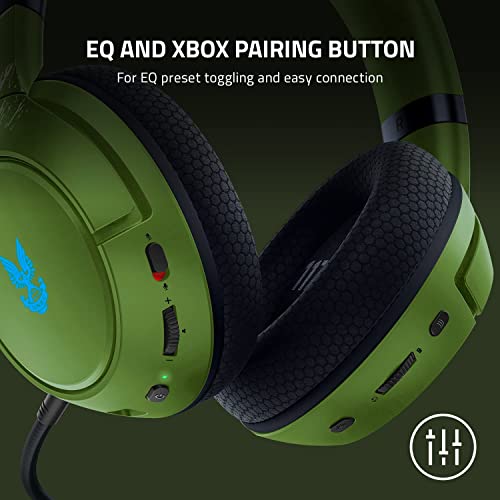 Razer Kaira Pro - Wireless Headset for Xbox Series X and Mobile Xbox Gaming (TriForce Titanium 50 mm Drivers, HyperClear Supercardioid Mic, Dedicated Mobile Mic) HALO Infinite Ed