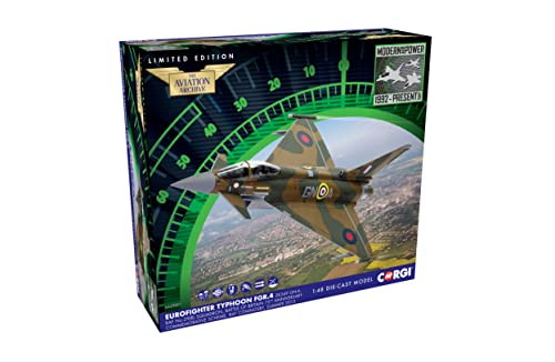 Corgi AA29001 Eurofighter Typhoon FGR4 ZK349 GN-A RAF No29 R Squadron Diecast Model