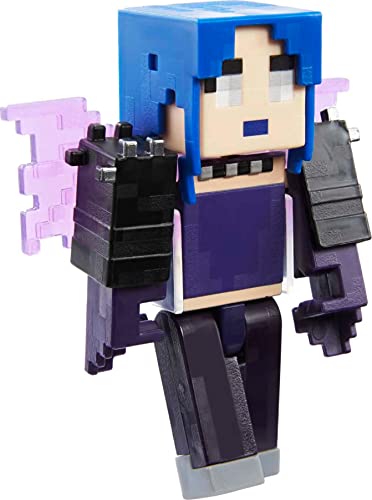 Minecraft Creator Series Spooky Wings Figure, Collectible Building Toy, 3.25-inch Action Figure with Accessories, Gift for Ages 6 Years & Older