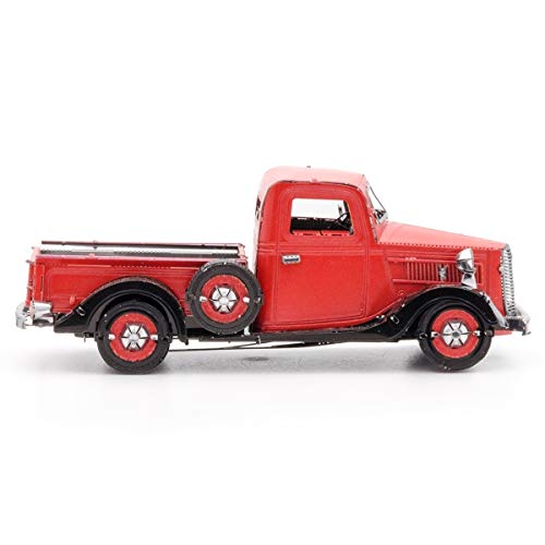 Fascinations Metal Earth 1937 Ford Pickup 3D Metal Model Kit Bundle with Tweezers