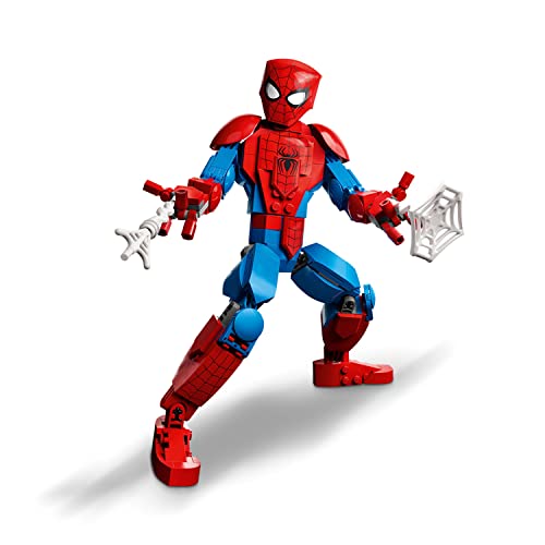 LEGO 76226 Marvel Spider-Man Figure, Fully Articulated Action Toy, Super Hero Movie Set with Web Elements, Collectible Model, Toys for Boys and Girls