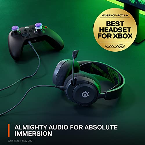 SteelSeries Arctis Nova 1X For Xbox - Multi-System Gaming Headset — Hi-Fi Drivers — 360° Spatial Audio — AirWeave Memory Foam Ear Cushions — Lightweight — Xbox, PC, PS5, PS4, Switch