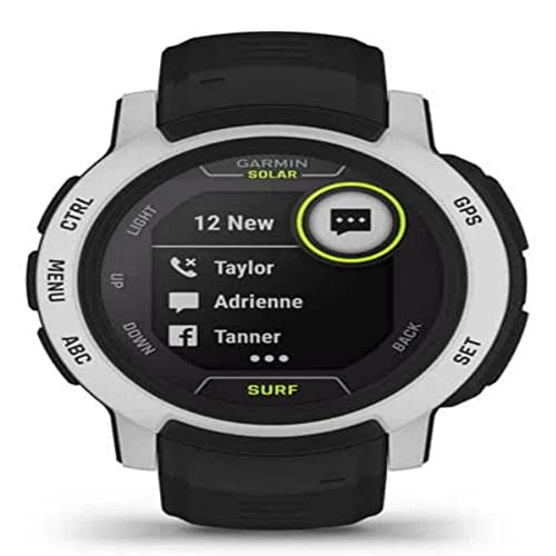 Garmin Instinct 2 SOLAR SURF, Rugged Surf Smartwatch with Tide Data, Dedicated Surfing Activity Features and Solar Charging, Bells Beach