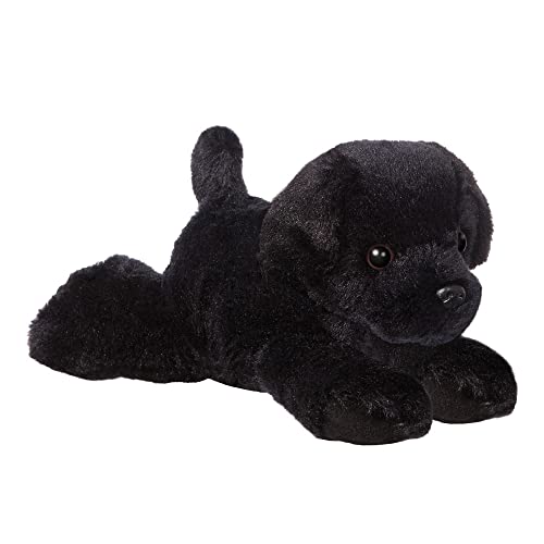 AURORA World 60467 MiYoni Tots Tabby Cat Plush Toy (Orange) &, 31295, Mini Flopsies Blackie Black Labrador Dog, 8in, Soft Toy, 8"