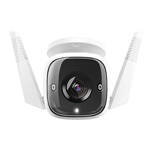 Tapo Outdoor Security Camera, Weatherproof, flexible installation, No Hub Required, Works with Alexa & Google Home, 3MP Ultra-High Definition, Automatic Siren, 2-way Audio, SD Storage (TC65)