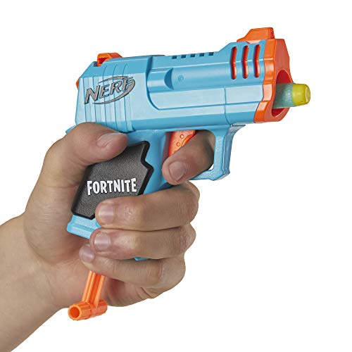 Fortnite Micro HC-R Nerf MicroShots Dart-Firing Toy Blaster and 2 Official Nerf Elite Darts For Kids, Teens, Adults