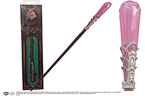 The Noble Collection - Seraphina Picquery Wand In A Standard Windowed Box - 14in (35.5cm) Wizarding World Wand - Fantastic Beasts Film Set Movie Props Wands