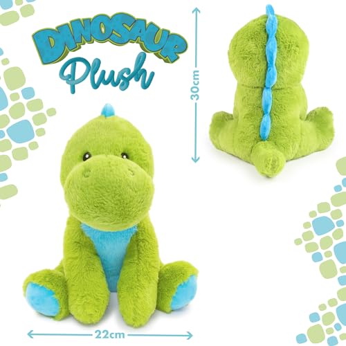 abeec Cute Teddy Dinosaur Plush Toy - Cuddly Stuffed Animal For Kids - Soft And Huggable Dinosaur Plush Toy For Dinosaur Lovers - Dinosaur Toys Big Animal Plush