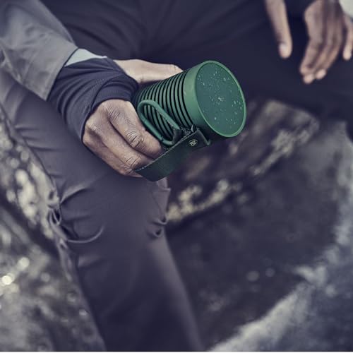 Bang & Olufsen Beosound Explore - High-end Wireless Portable Bluetooth Speaker for Outdoor, Home and Travel, 360 Degree IP67 Waterproof Speaker with Playtime Up to 27 Hours - Green