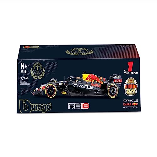 Bburago B18-28026V Max Verstappen Collectible Car, Multiple