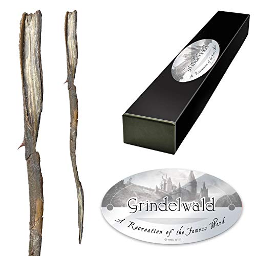 The Noble Collection — Gellert Grindelwald character wand — Harry Potter wand approx. 15 inches (35 cm) — Harry Potter movie set movie props wands