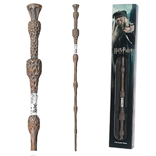 The Noble Collection - Professsor Dumbledore Wand In A Standard Windowed Box - 16in (40cm) Wizarding World Wand - Harry Potter Film Set Movie Props Wands