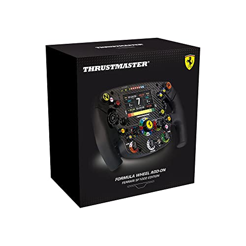 Thrustmaster Formula Wheel Add-On Ferrari SF1000 Edition, Replica Wheel for PS5 / PS4 / Xbox Series X|S / Xbox One / Windows - Officially Licensed by Ferrari