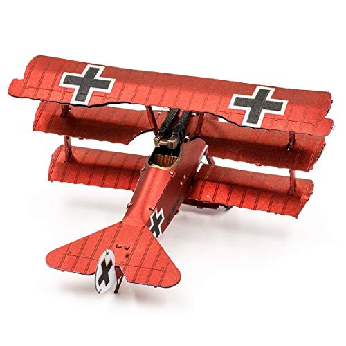Metal Earth Fokker DR.1 Triplane 3D Laser Cut Miniature Model Plane Kit MMS210