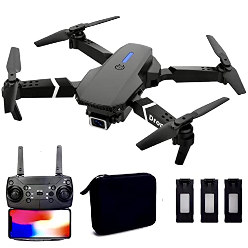 SkyHawk 1080P HD Camera Drone for Adults, FPV Drone for Kids, 3x Long Life Batteries, Foldable Mini Drone like DJI - Ideal for The Boys, Mini Camera Drone for Kids and Adults