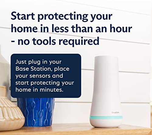 SimpliSafe Home Security System | 13 Piece Home Security Camera & Alarm System with Entry Sensor, Motion Detector & Outdoor Siren - Optional Monitoring Subscription - Compatible with Alexa