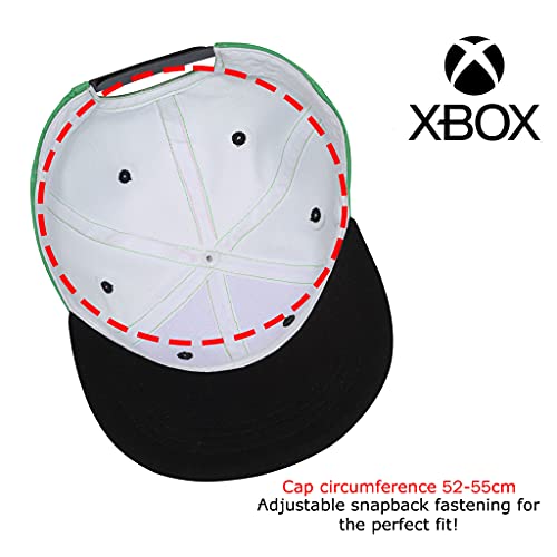 Xbox Controller Baseball Cap, Kids, One Size, Green/Black, Official Merchandise