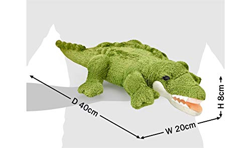 Mousehouse Gifts, Plush Crocodile/Alligator - Stuffed Animal Soft Toy (40cm) - Perfect for Kids: Super Soft, Fun, Cute and Cuddly - Suitable for Children of All Ages