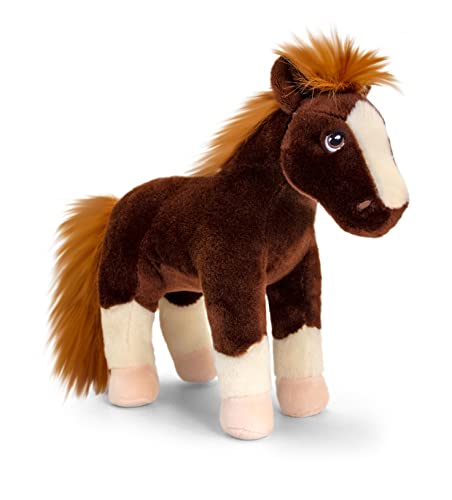 Deluxe Paws Plush Cuddly Soft Eco Wild Animals Toys 100% Recycled (Horse)