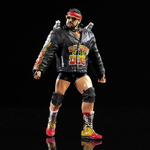 Mattel WWE Rick Steiner Elite Collection Action Figure with Accessories, Articulation & Life-Like Detail, Collectible Toy, 6-Inch, (HKP08)