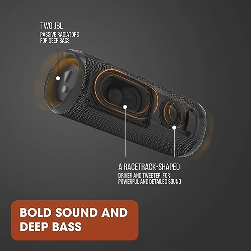 JBL Flip 6 Portable Bluetooth Speaker with 2-way speaker system and powerful JBL Original Pro Sound, up to 12 hours of playtime, in squad