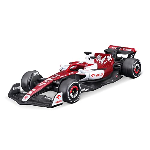 Bburago B18-38067Z Formula 1 ALFA Romeo F1 Team ORLEN C42 (2022) ZHOU 1:43 Scale Die-Cast Collectible Race Car, Assorted Colours