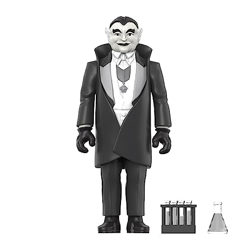 SUPER7 - The Munsters: Grandpa (Grayscale) Reaction Figure