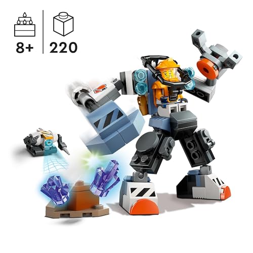 LEGO City Space Construction Mech Suit, Action Figure Toy for 6 Plus Year Old Kids, Boys & Girls, Building Set with Robot and a Pilot Minifigure, Small Gift Idea 60428