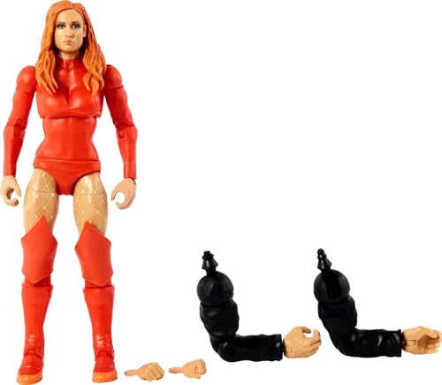 WWE MATTEL Sasha Banks Survivor Series Elite Collection Action Figure Rick Rude Build-A-Figure Parts, Collectible Gift for Ages 8 Years Old & Up, Multicolor