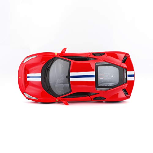 Bburago 1 24 - Ferrari 488 Pista R&P car - Assorted colors - 1 piece,Red