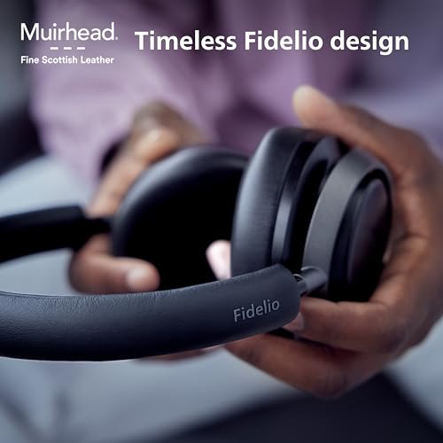 PHILIPS Fidelio L4 Noise Cancelling Over-Ear Wireless Bluetooth Headphones - Superior Call Quality, Voice Assistant Compatible with up to 50 Hours Music Play Time - Black
