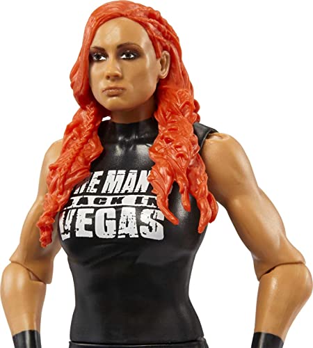 Mattel WWE Becky 'The Man' Lynch Basic Action Figure, Posable 6-inch Collectible for Ages 6 Years Old & Up