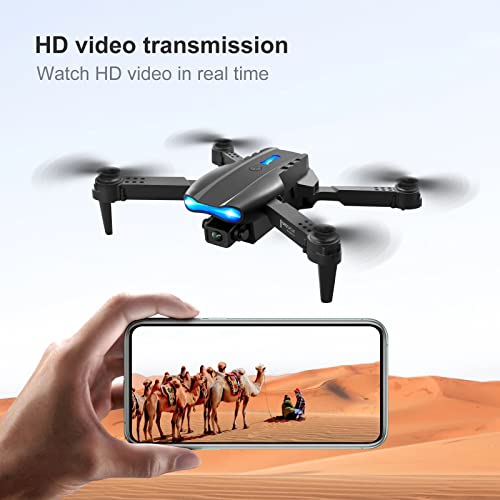 SkyRanger E99 1080P Drone with Camera, FHD Drones with three Long Life Batteries, Ease of Control, One button Start and Stop, Obstacle Avoidance and Phone Transmission