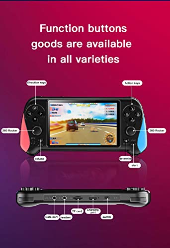 Handheld Game Console,Built In 14000+ Games,3.5'' Screen Retro Game Console, 1.3GHZ Quad-Core Processor,5000mAh Rechargeable Hand Held Game Consoles Support Video Music E-Book