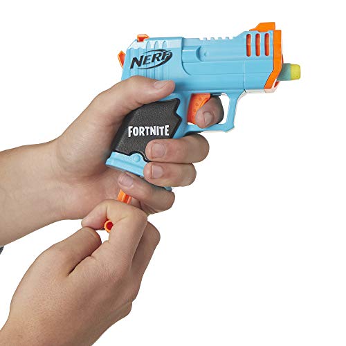 Fortnite Micro HC-R Nerf MicroShots Dart-Firing Toy Blaster and 2 Official Nerf Elite Darts For Kids, Teens, Adults